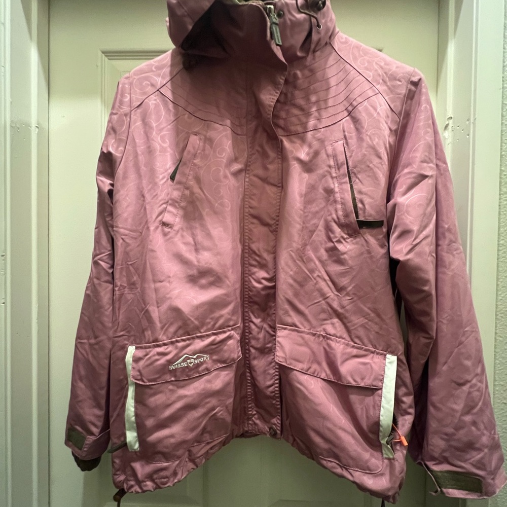 Girls 3-in-1 Pink Snow Jacket